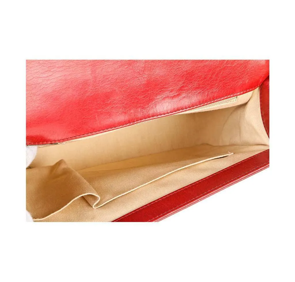 Chanel Red Quilted Boy Bag Lambskin