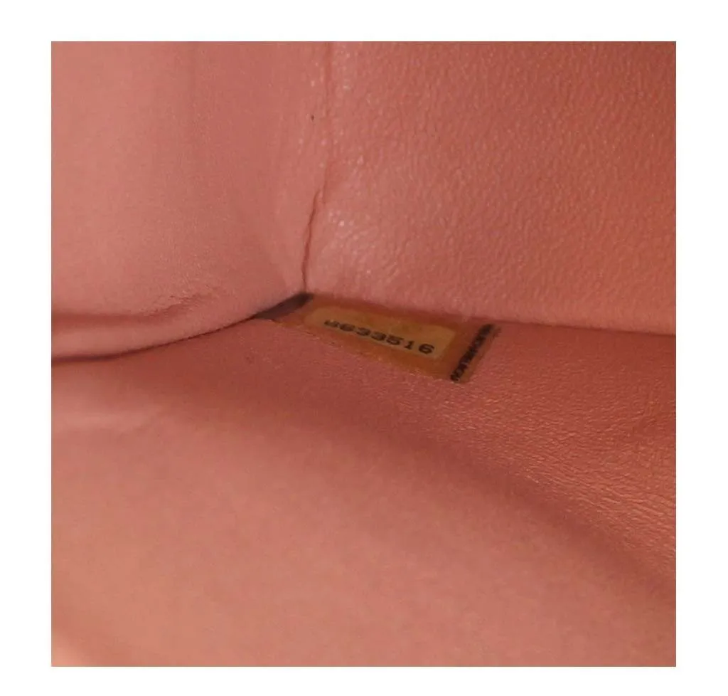 Chanel Shoulder Bag Yellow GHW