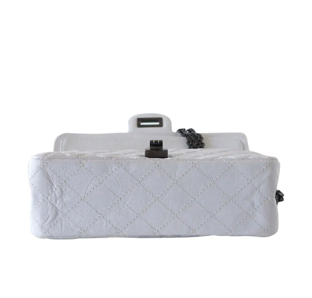 Chanel Small 225 Bag Chalk White