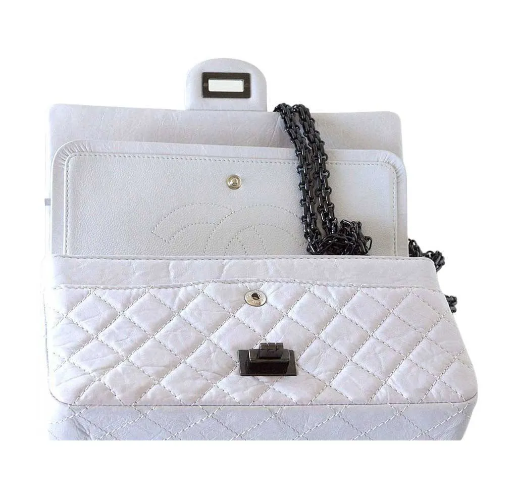 Chanel Small 225 Bag Chalk White