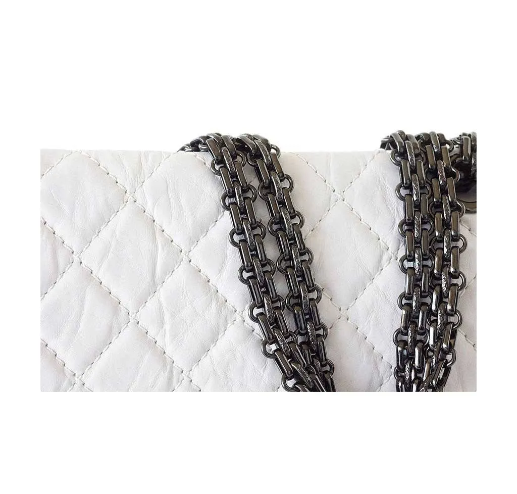 Chanel Small 225 Bag Chalk White