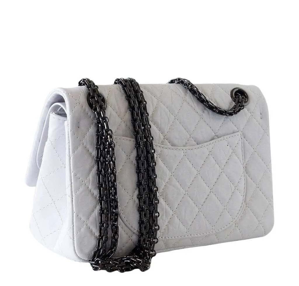 Chanel Small 225 Bag Chalk White