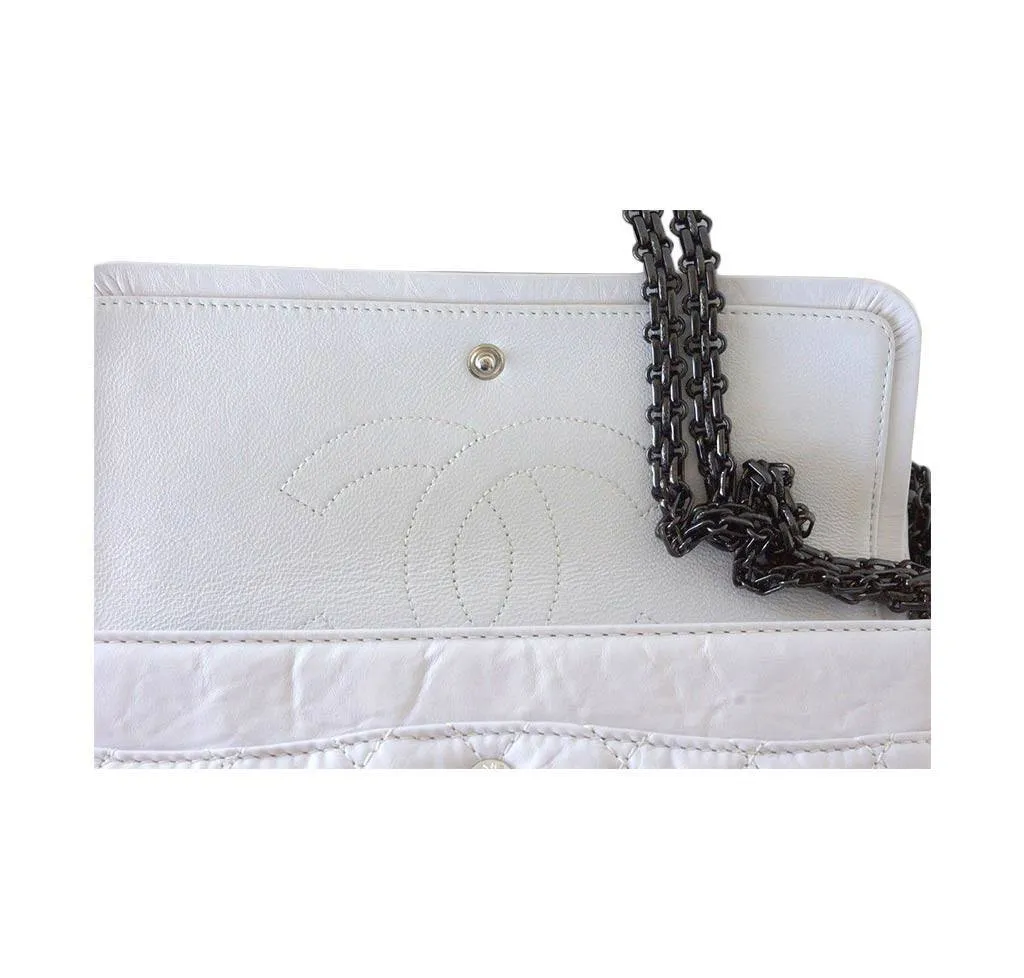 Chanel Small 225 Bag Chalk White