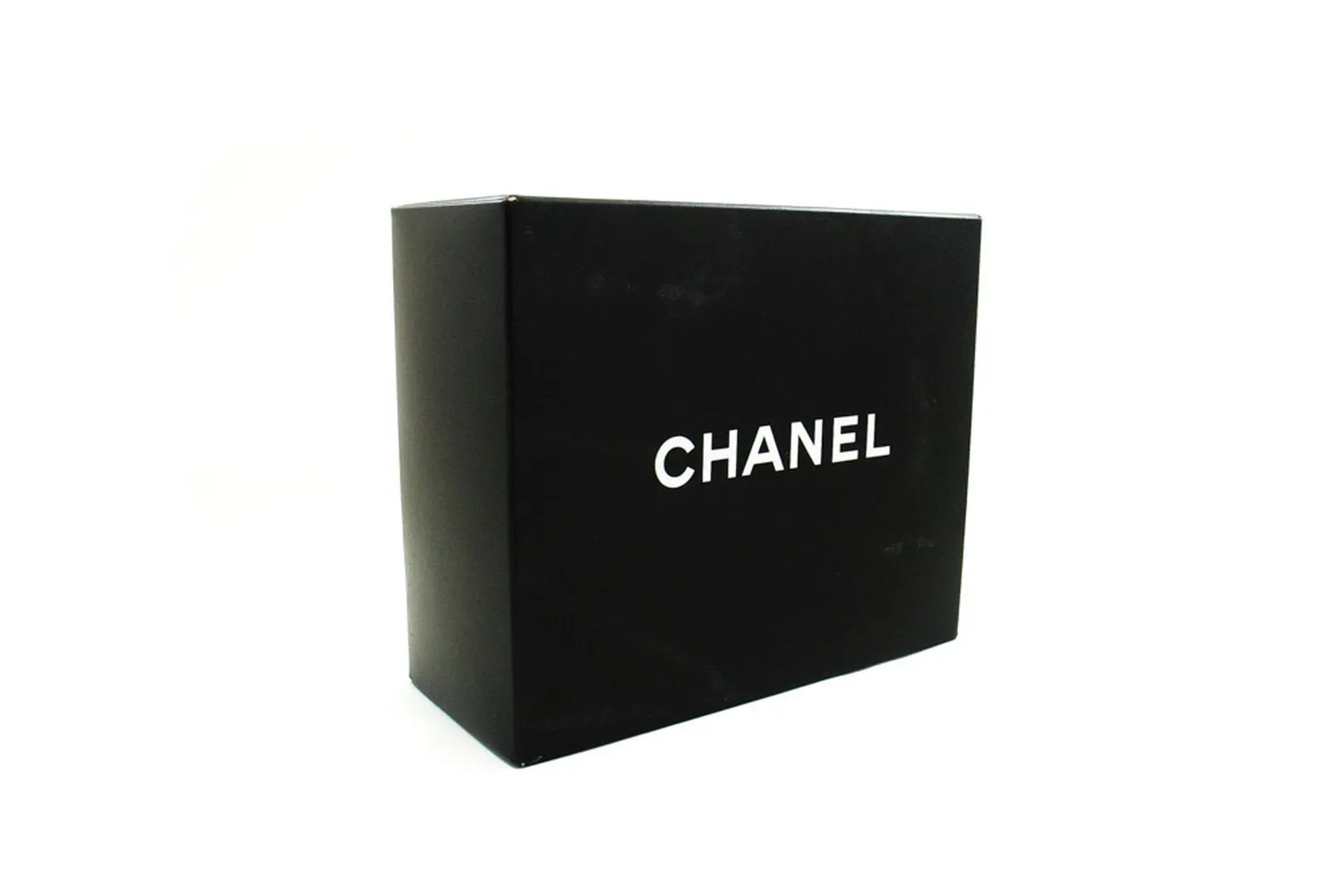 CHANEL Small Chain Shoulder Bag Black Lambskin Leather Zipper m63