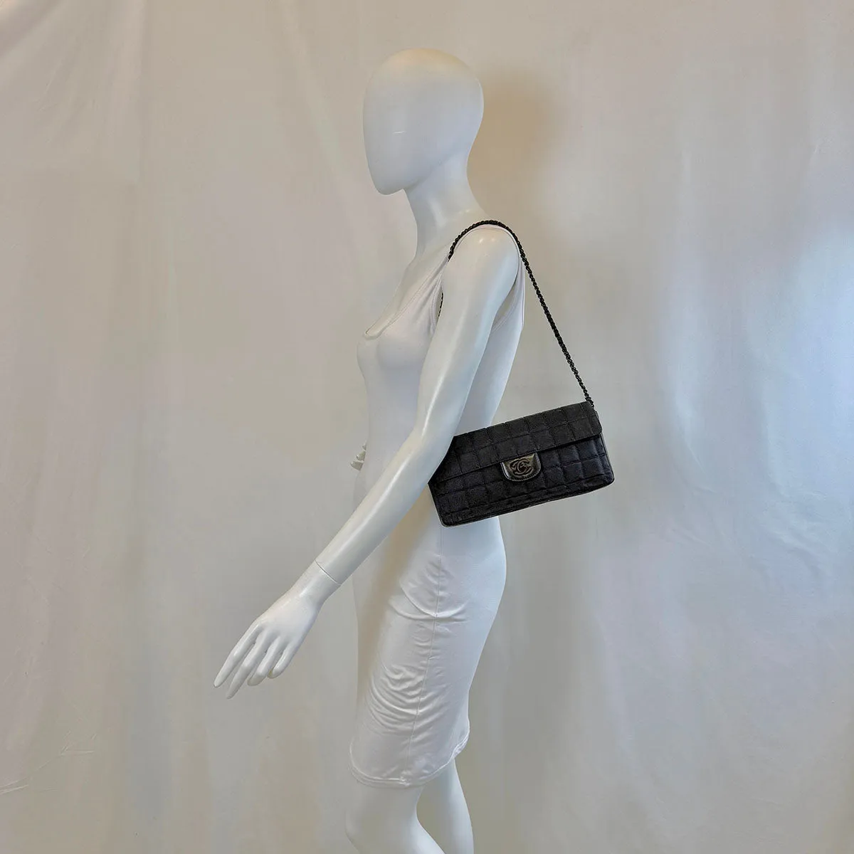 Chanel Travel Ligne E/W Flap Shoulder Bag