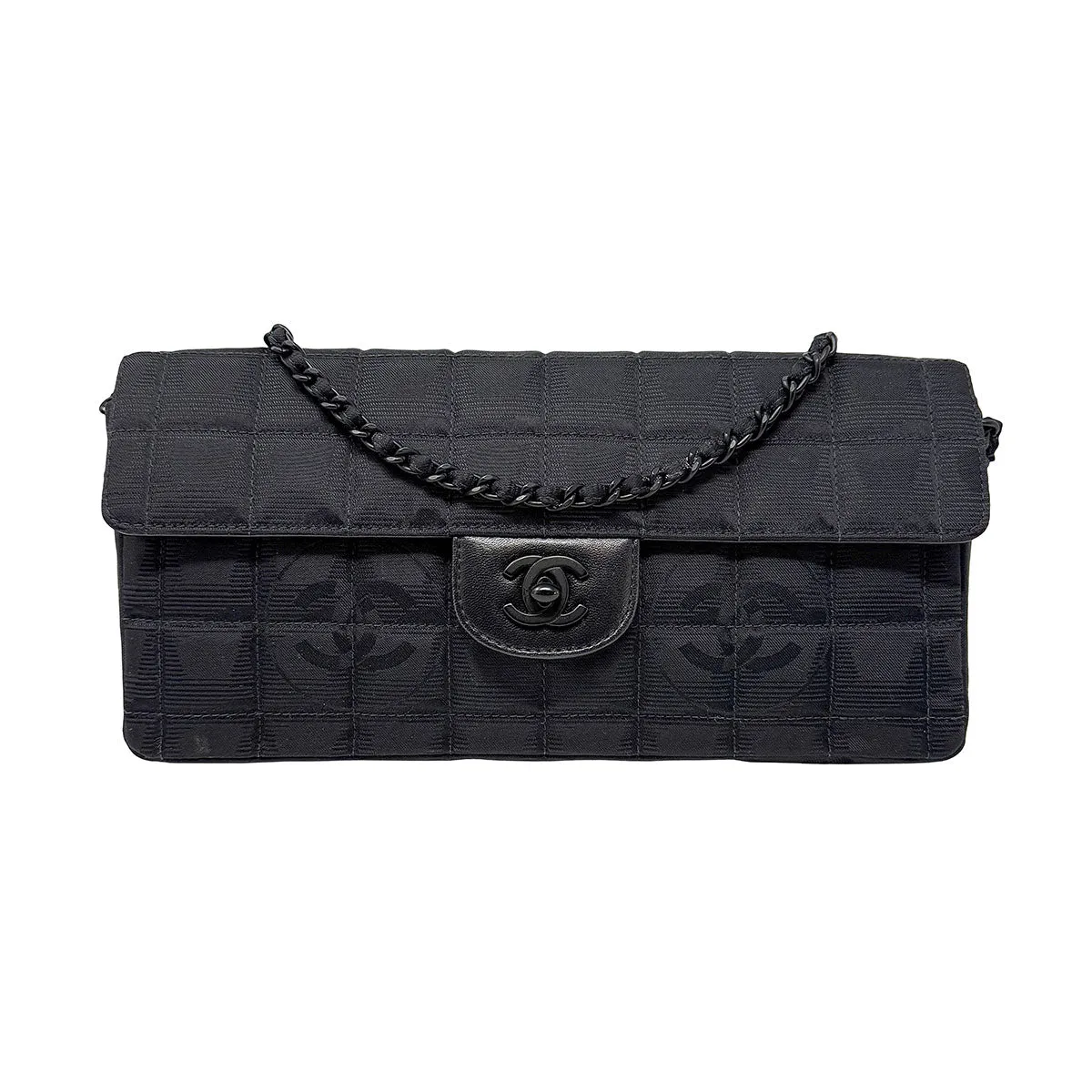 Chanel Travel Ligne E/W Flap Shoulder Bag