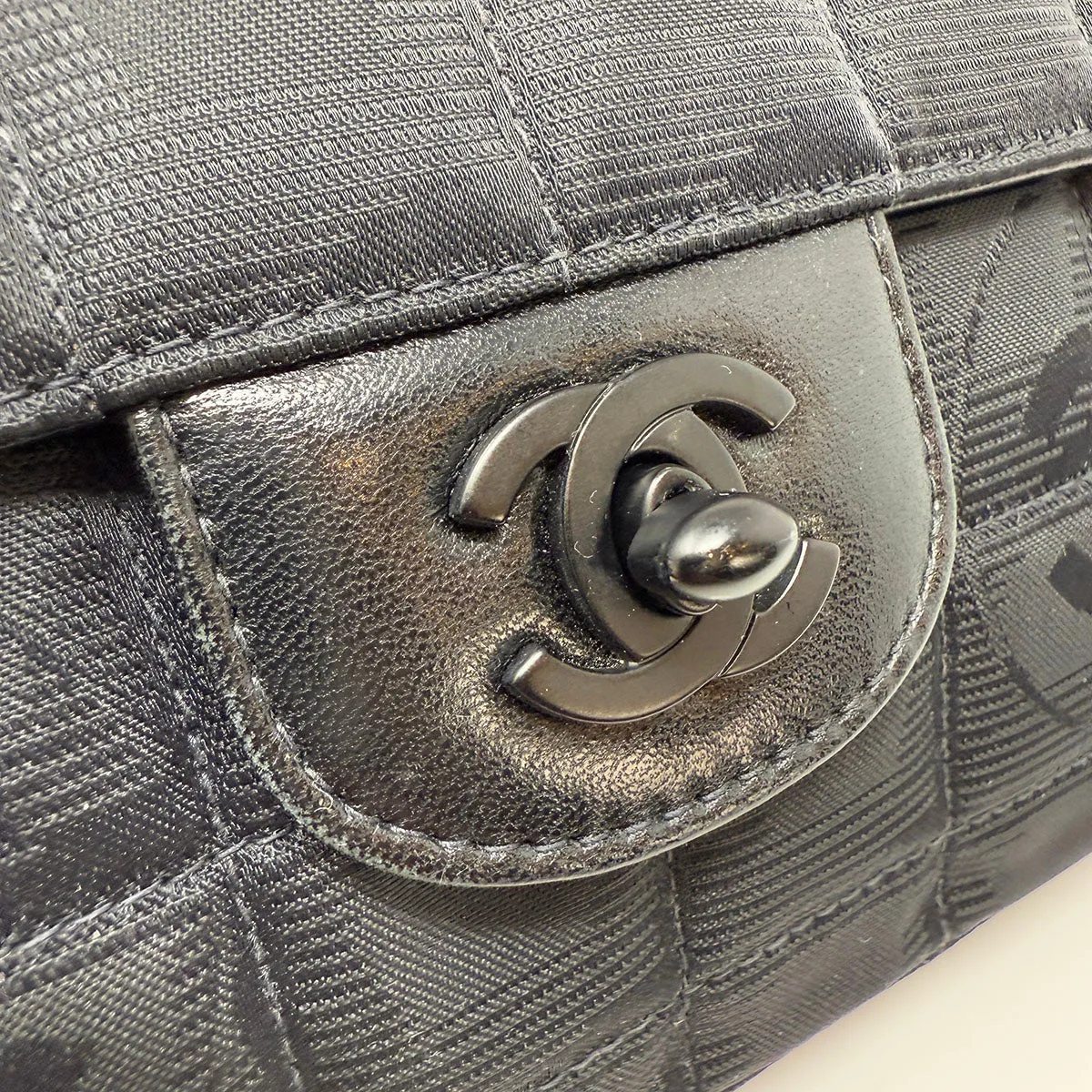 Chanel Travel Ligne E/W Flap Shoulder Bag