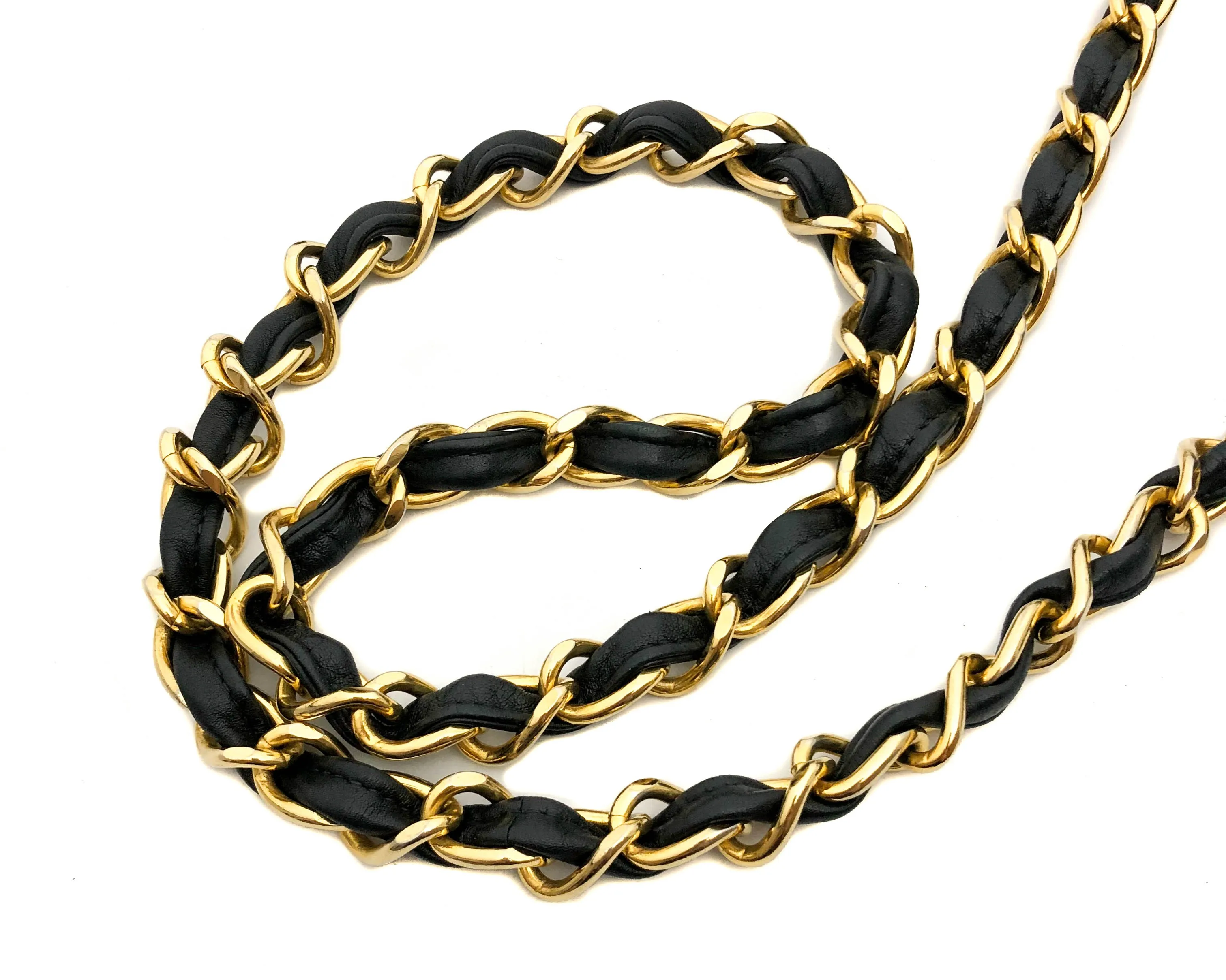 Chanel Vintage Black Lambskin Maxi Jumbo