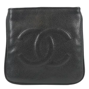 CHANEL Vintage Timeless Caviar Leather Belt Bag Black