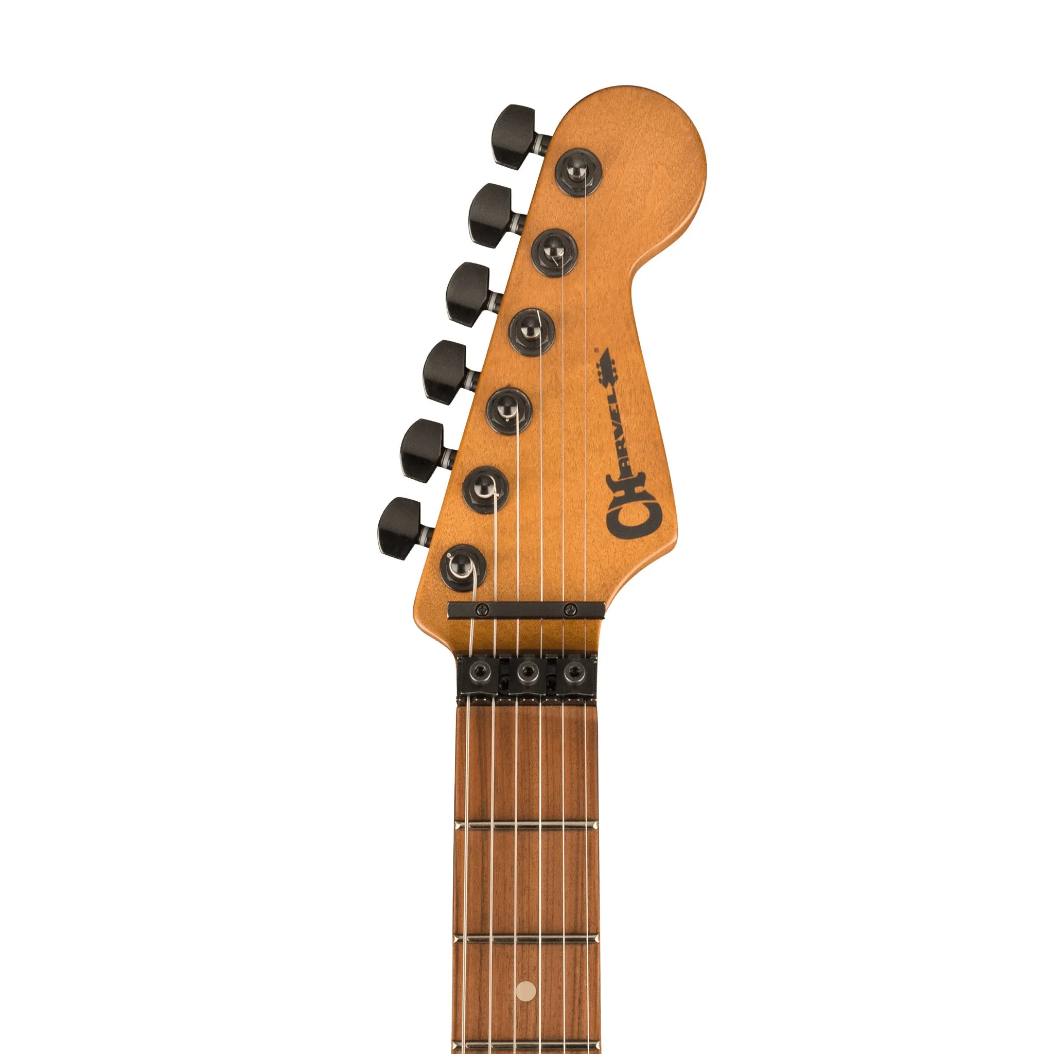 Charvel Pro-Mod Relic San Dimas Style 1 HH FR PF Electric Guitar, Pau Ferro FB, Weathered Orange