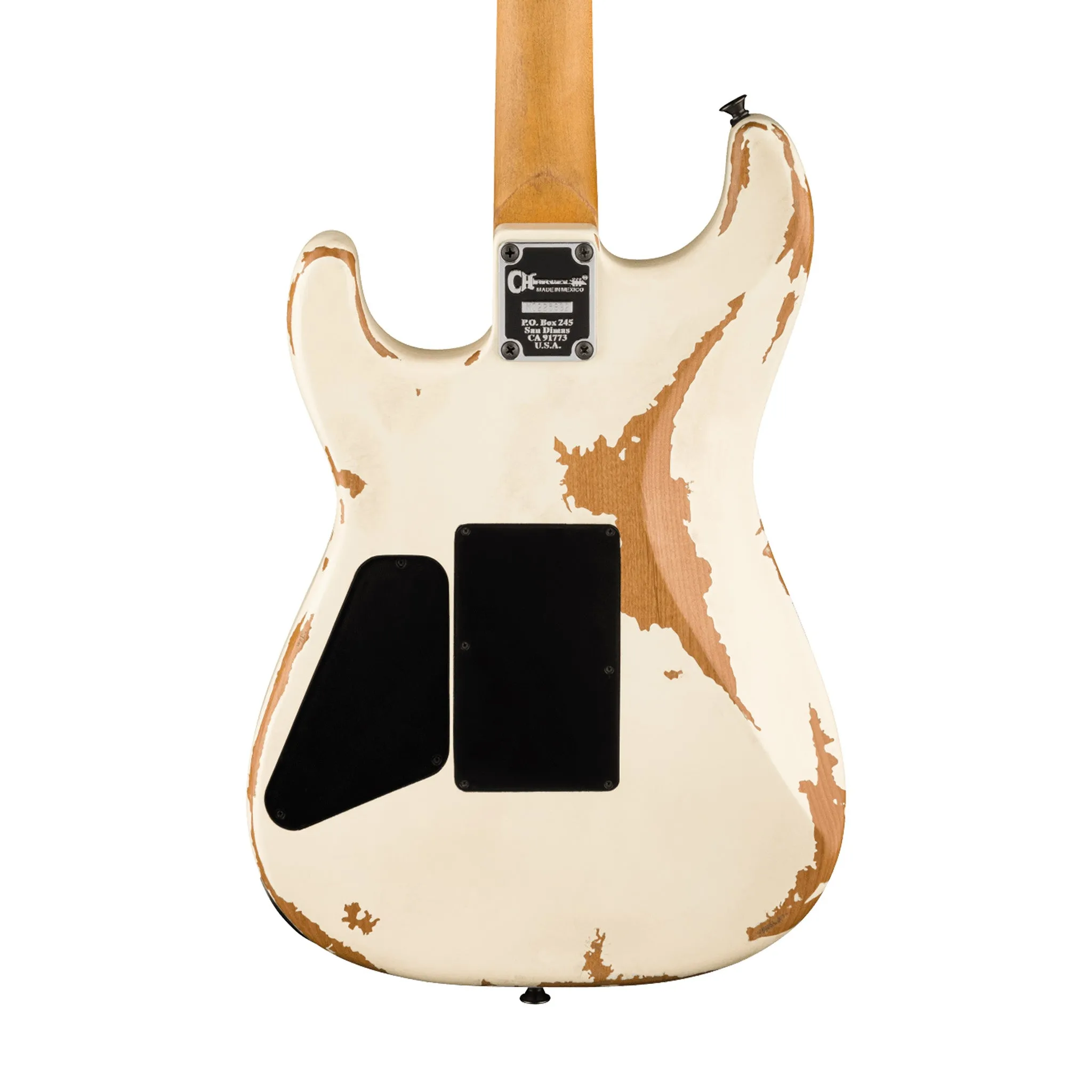 Charvel Pro-Mod Relic San Dimas Style 1 HH FR PF Electric Guitar, Pau Ferro FB, Weathered White