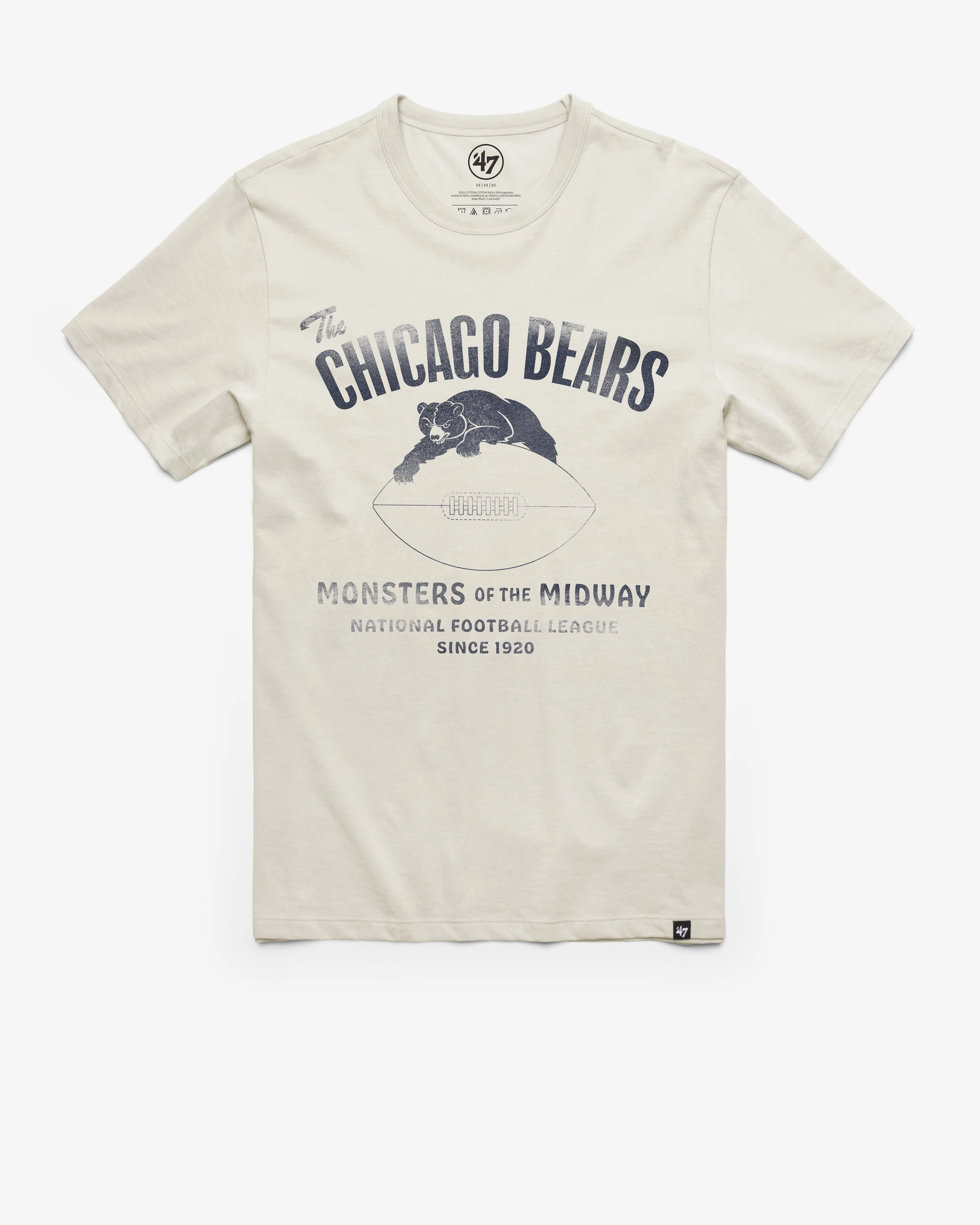 CHICAGO BEARS HISTORIC WIDE OPEN '47 FRANKLIN TEE