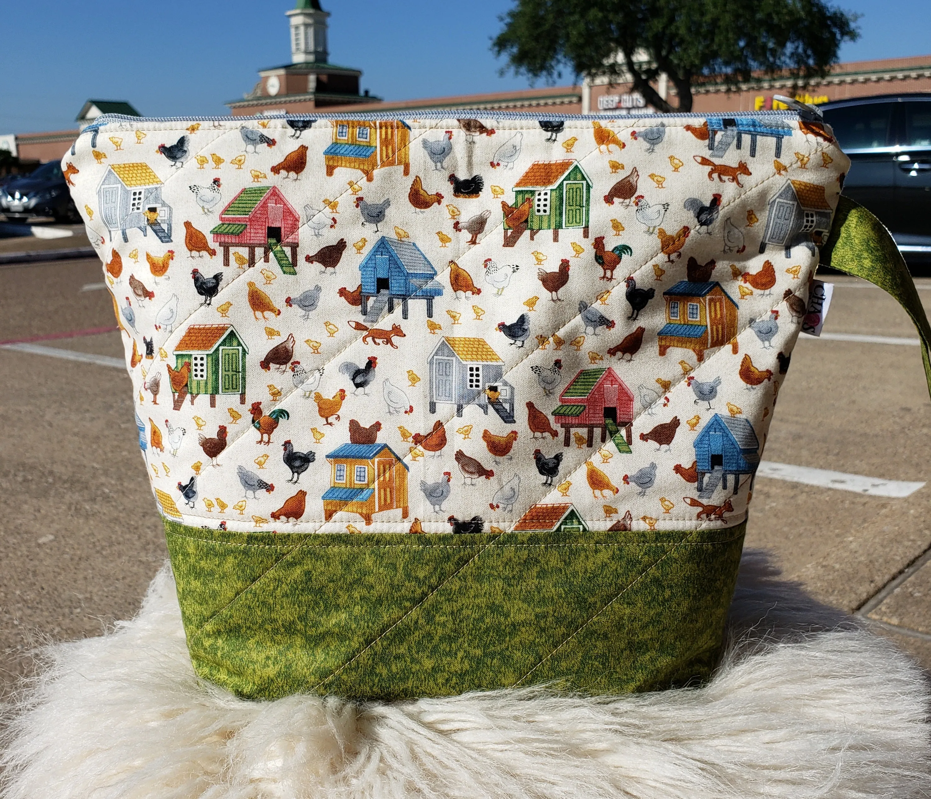 Chicks on the Farm - Project Bag - Medium