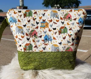Chicks on the Farm - Project Bag - Medium