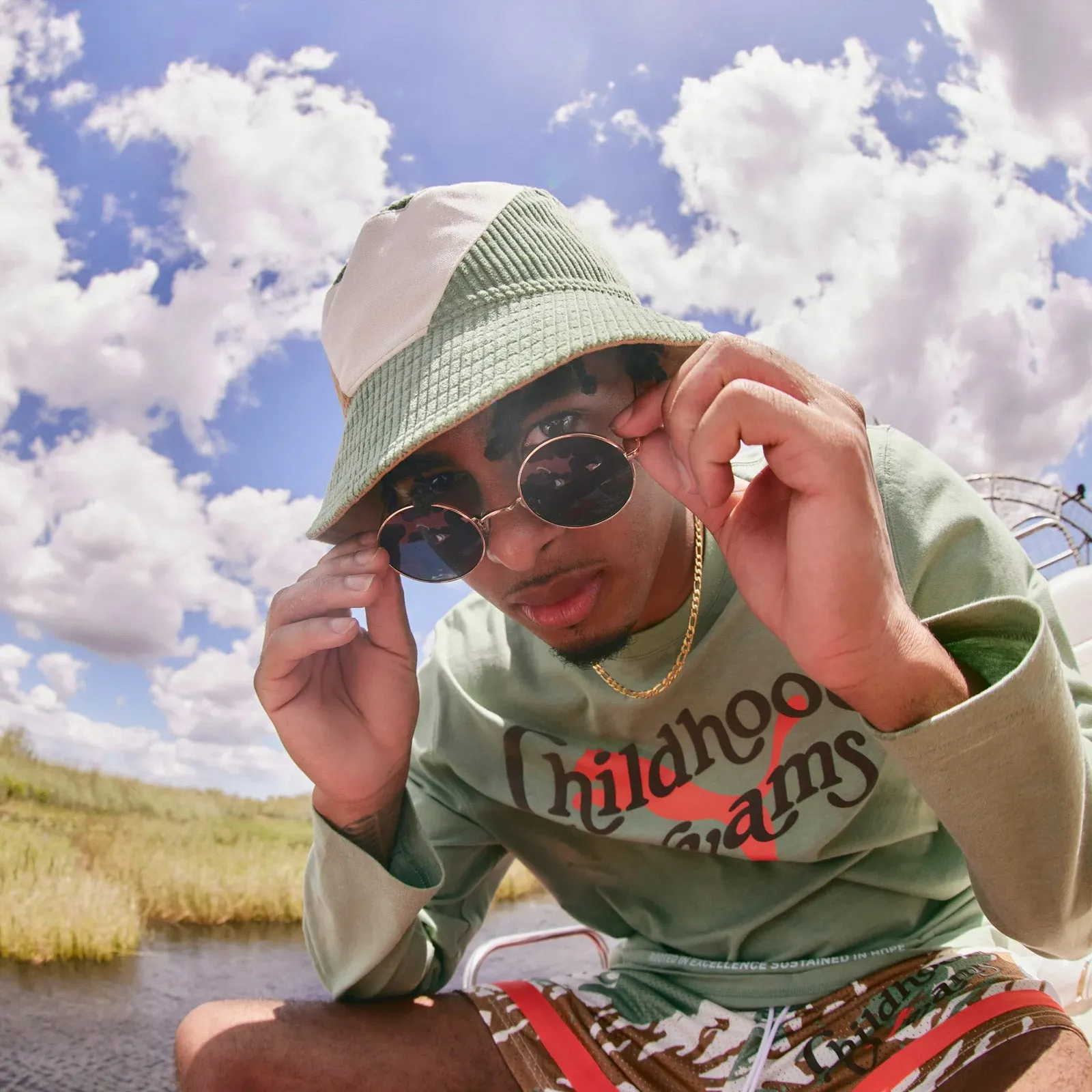 Childhood Dreams Bucket Hat - Light Sand