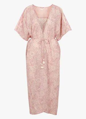 Chill Kimono  - Pink Daisy Garden