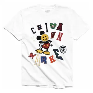 Chinatown Market SMILEY PATCHWORK T-SHIRT (White)