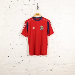 Chivas Adidas Football Training Top Shirt - Red - S