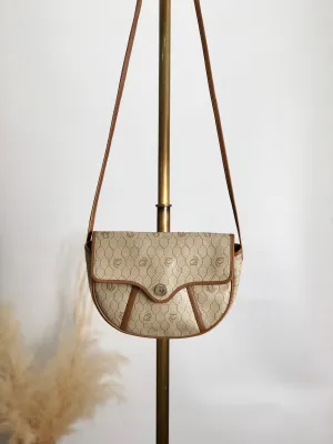 Christian Dior Honeycomb Pattern Shoulder bag Beige Vintage mbvw4t