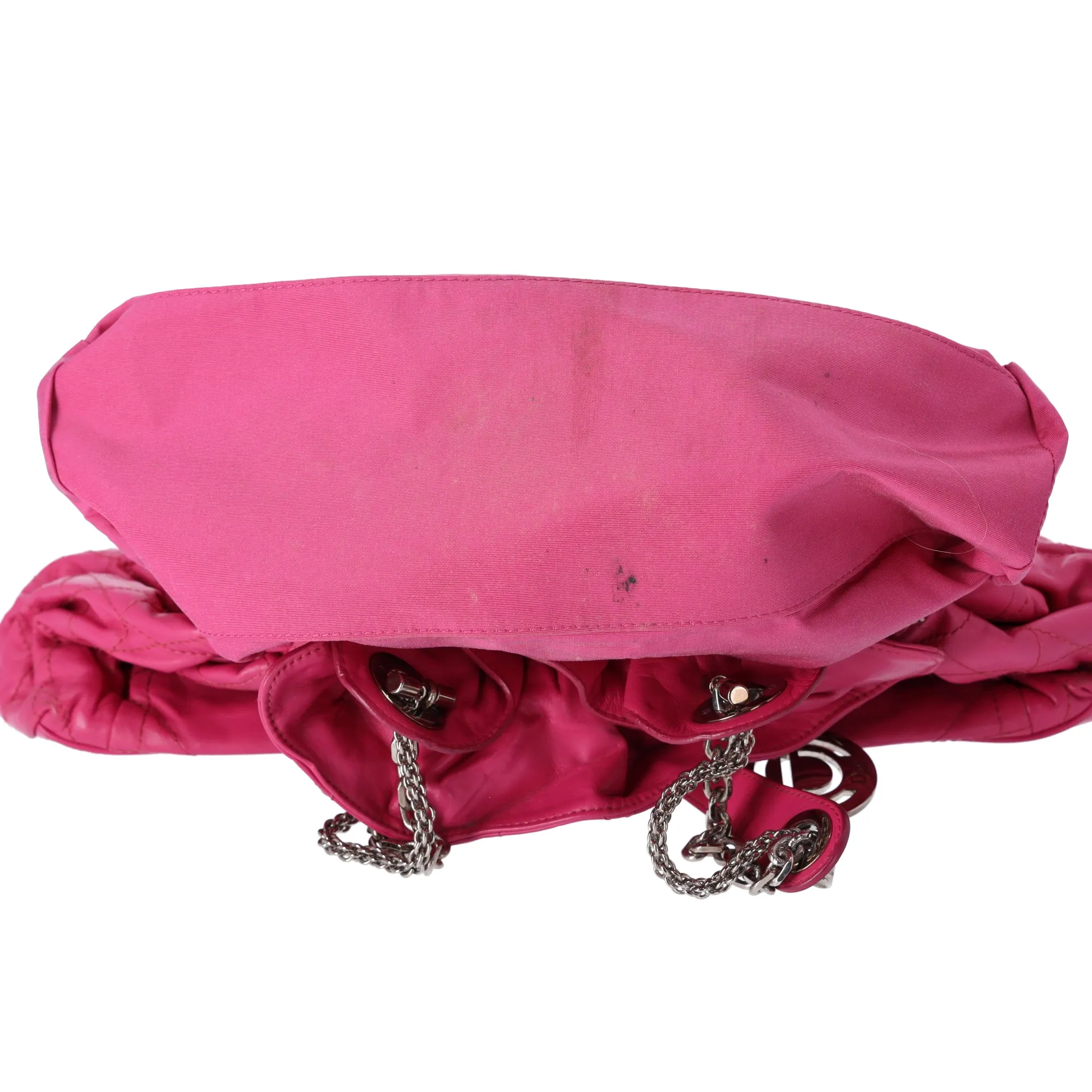 Christian Dior Le Trente Shoulder Bag Pink Quilted Leather
