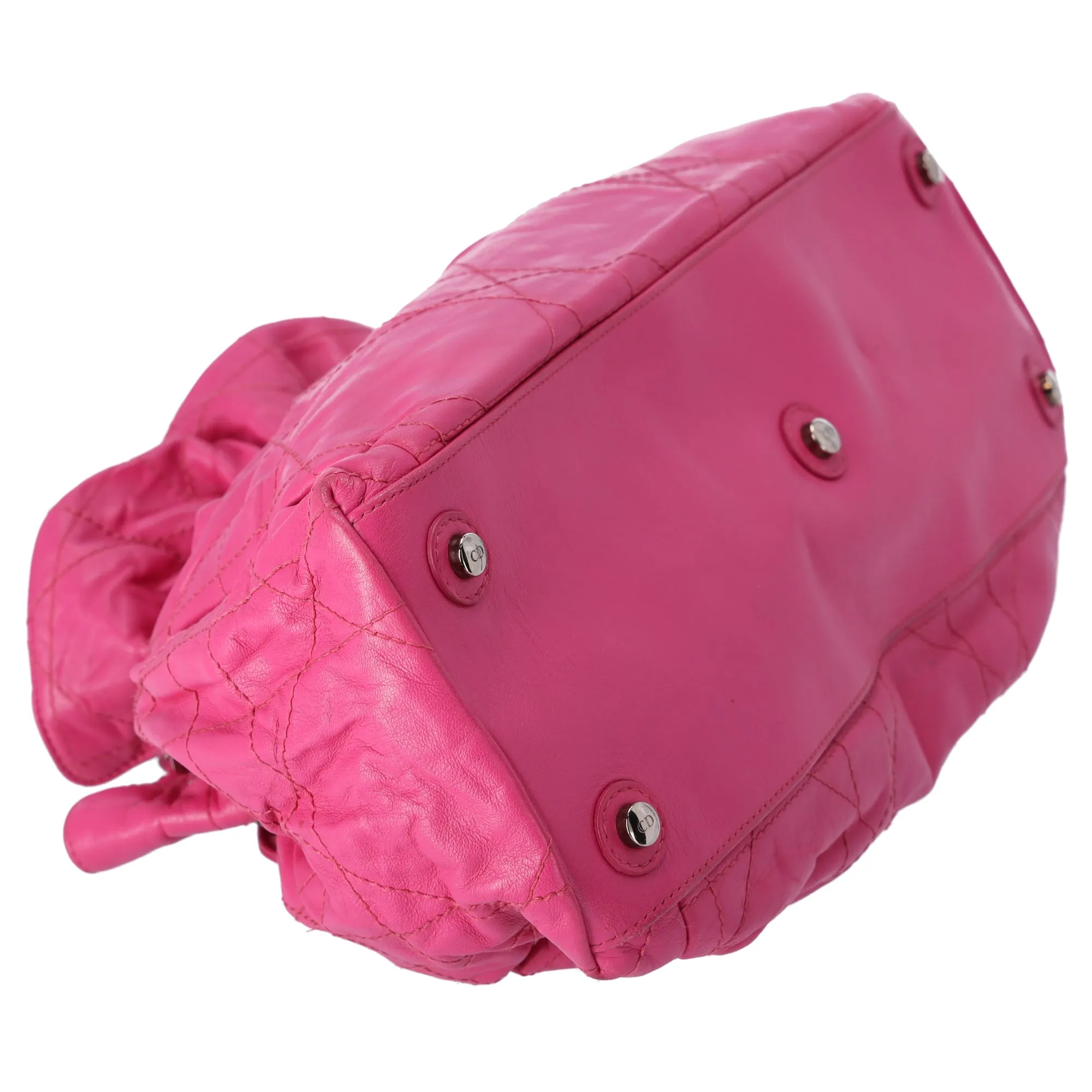 Christian Dior Le Trente Shoulder Bag Pink Quilted Leather