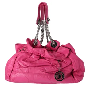 Christian Dior Le Trente Shoulder Bag Pink Quilted Leather