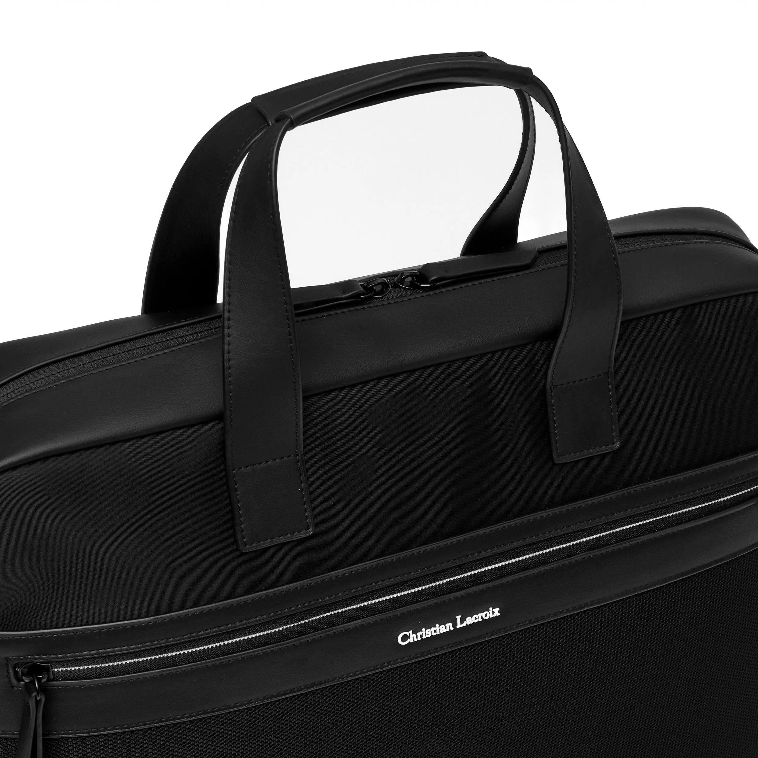 CHRISTIAN LACROIX LTD420A - Document bag Whiteline Black