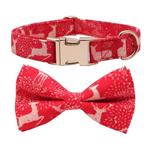 Christmas Elk: Personalized Collars And Leashes