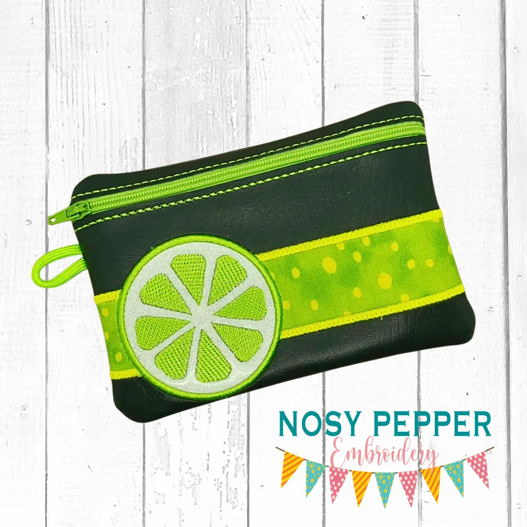 Citrus applique ITH Bag (4 sizes available) machine embroidery design DIGITAL DOWNLOAD