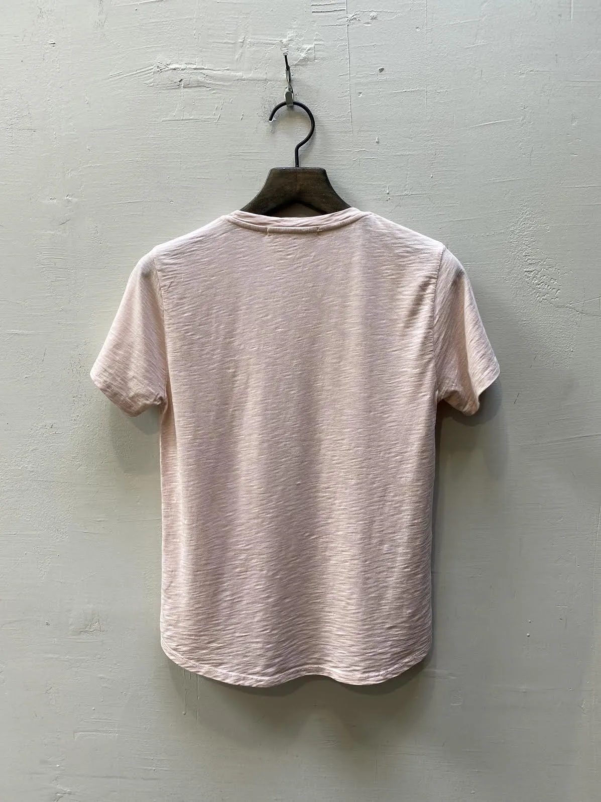 Classic Crewneck Tee in Supima Slub - Blush