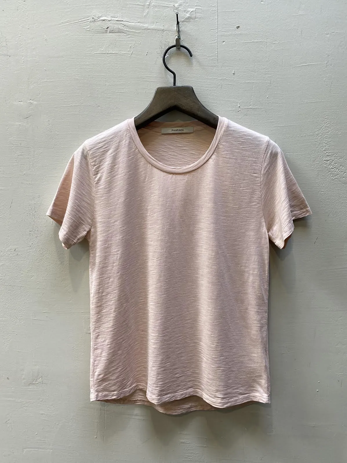 Classic Crewneck Tee in Supima Slub - Blush