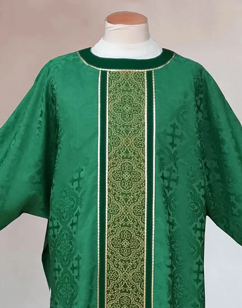 Classic Green Brocade Dalmatic