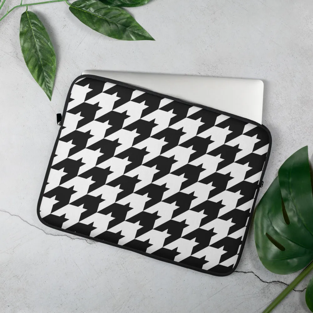 Classic Houndstooth Laptop Sleeve
