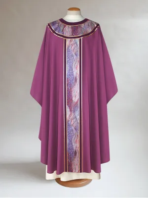 Classic Round Yoke Advent Chasuble