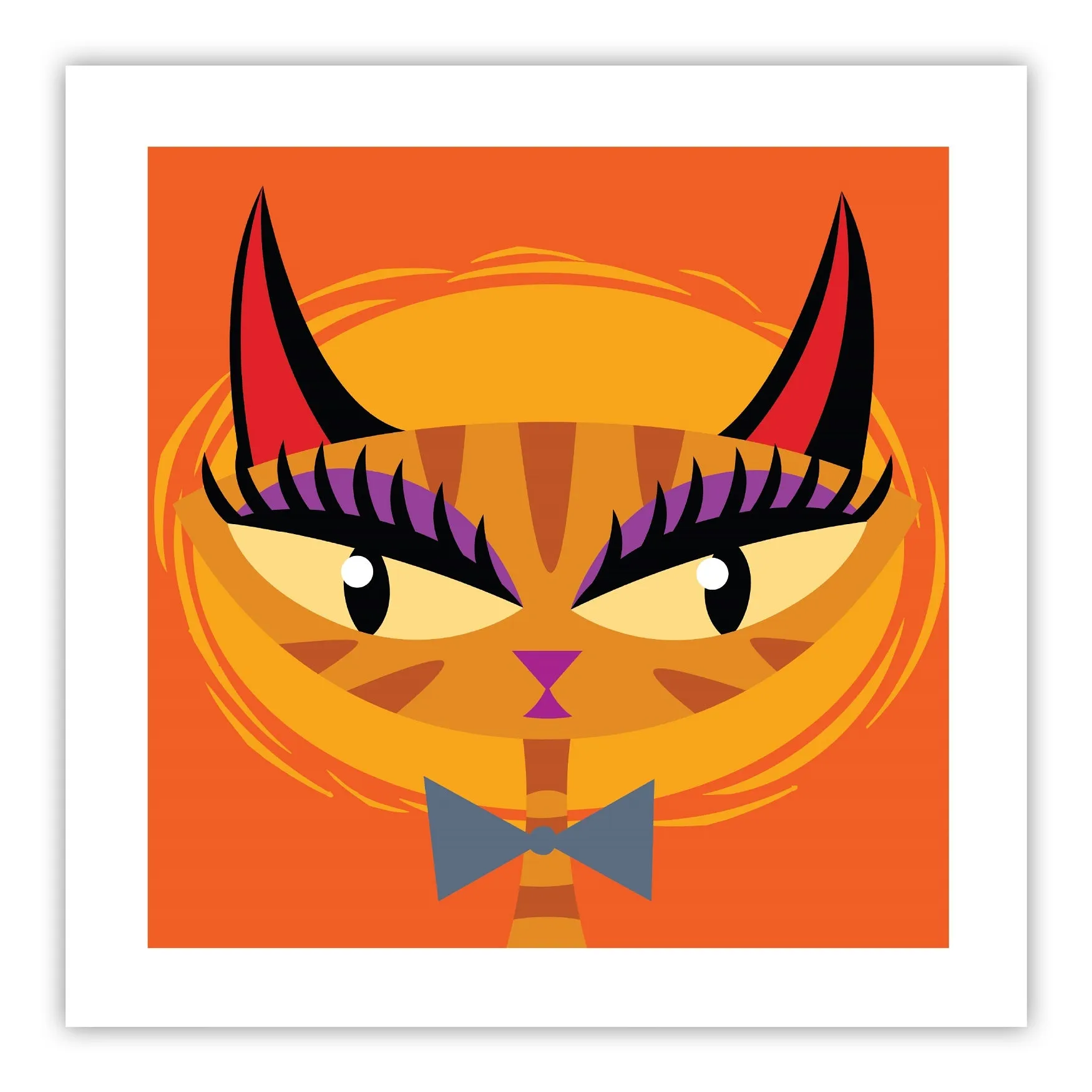 Classic Sun Fine Art Giclee AP Print - Qitty Qats by SHAG
