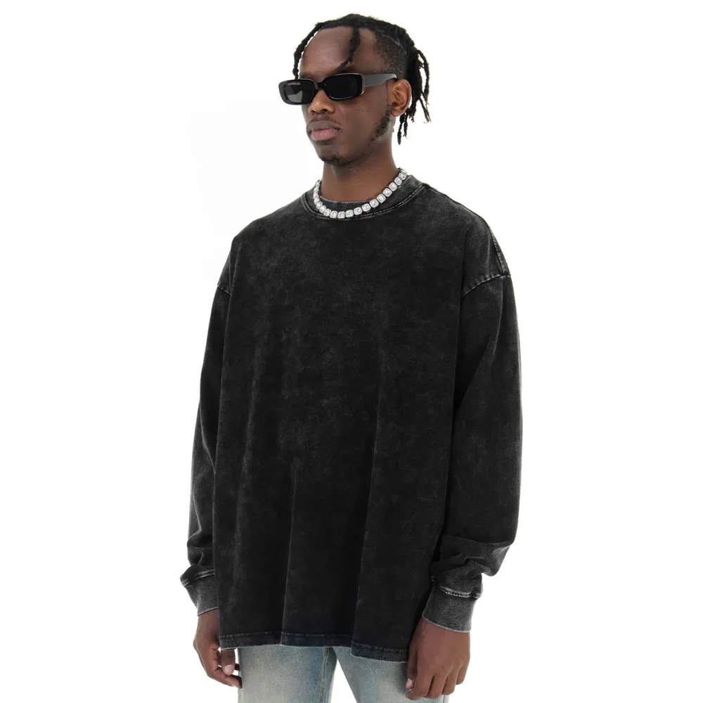 Classic Washed Cotton Sweatshirt