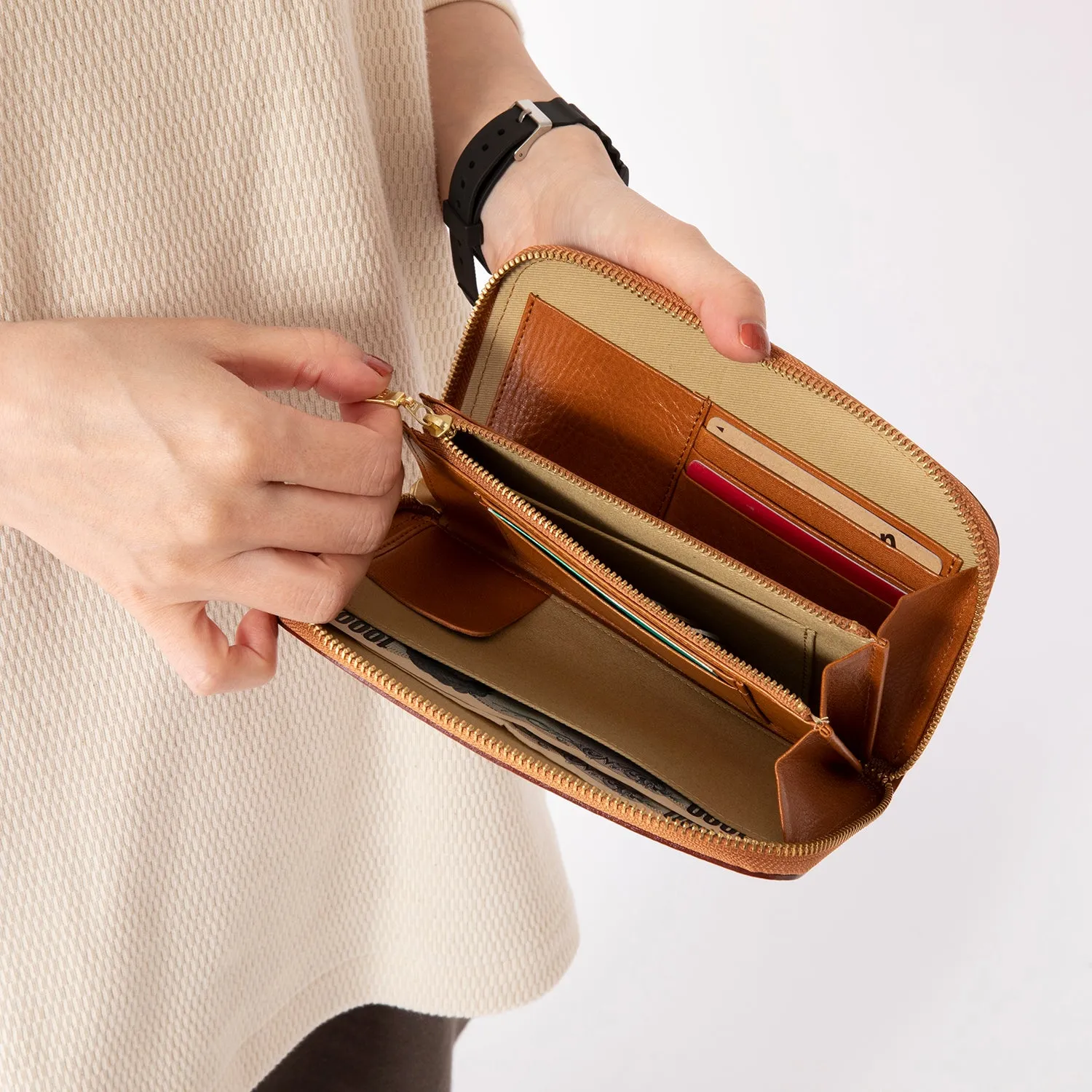 CLEDRAN | クレドラン　CL2887 MIEL LONG WALLET
