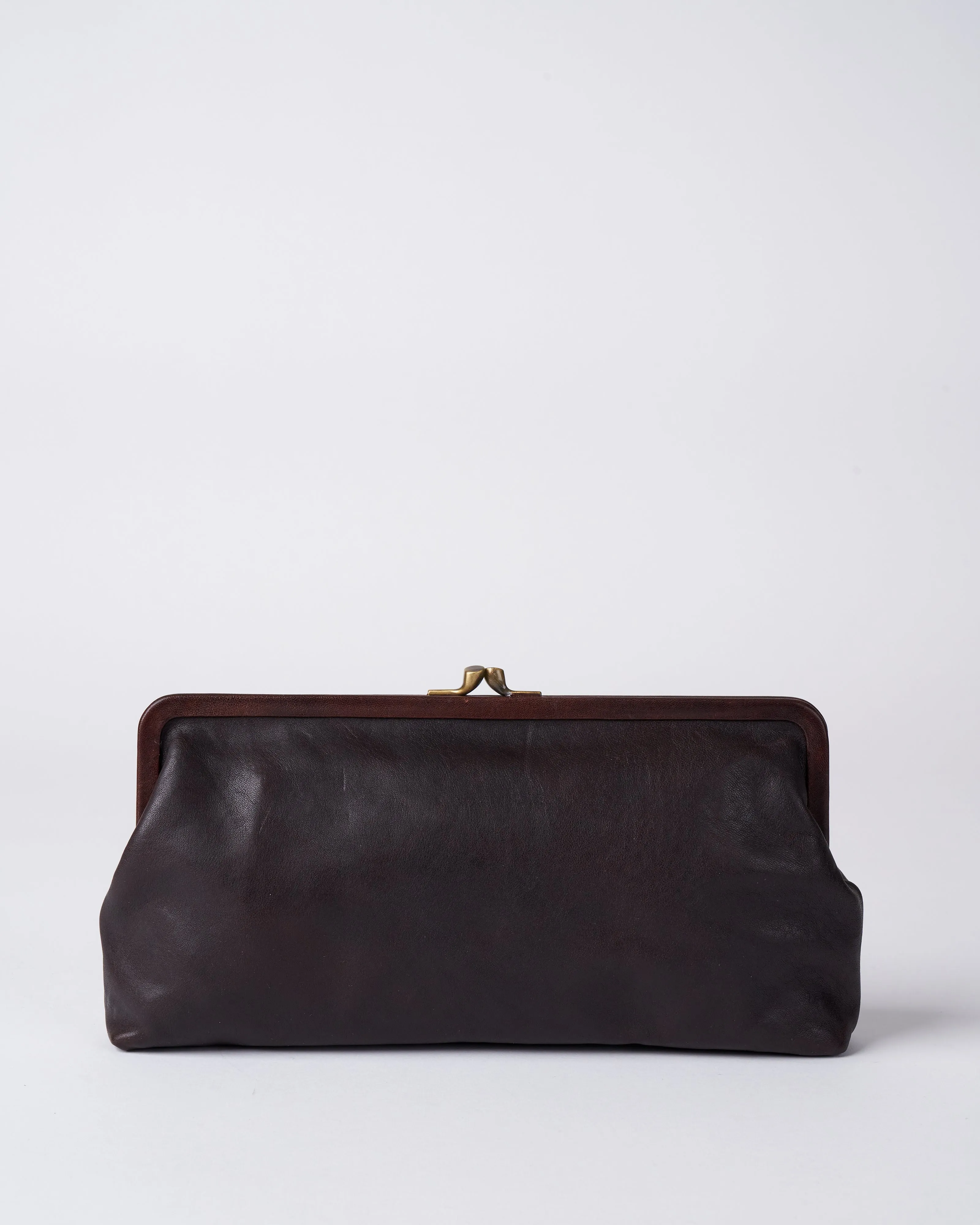 clutch bag classic - caffe