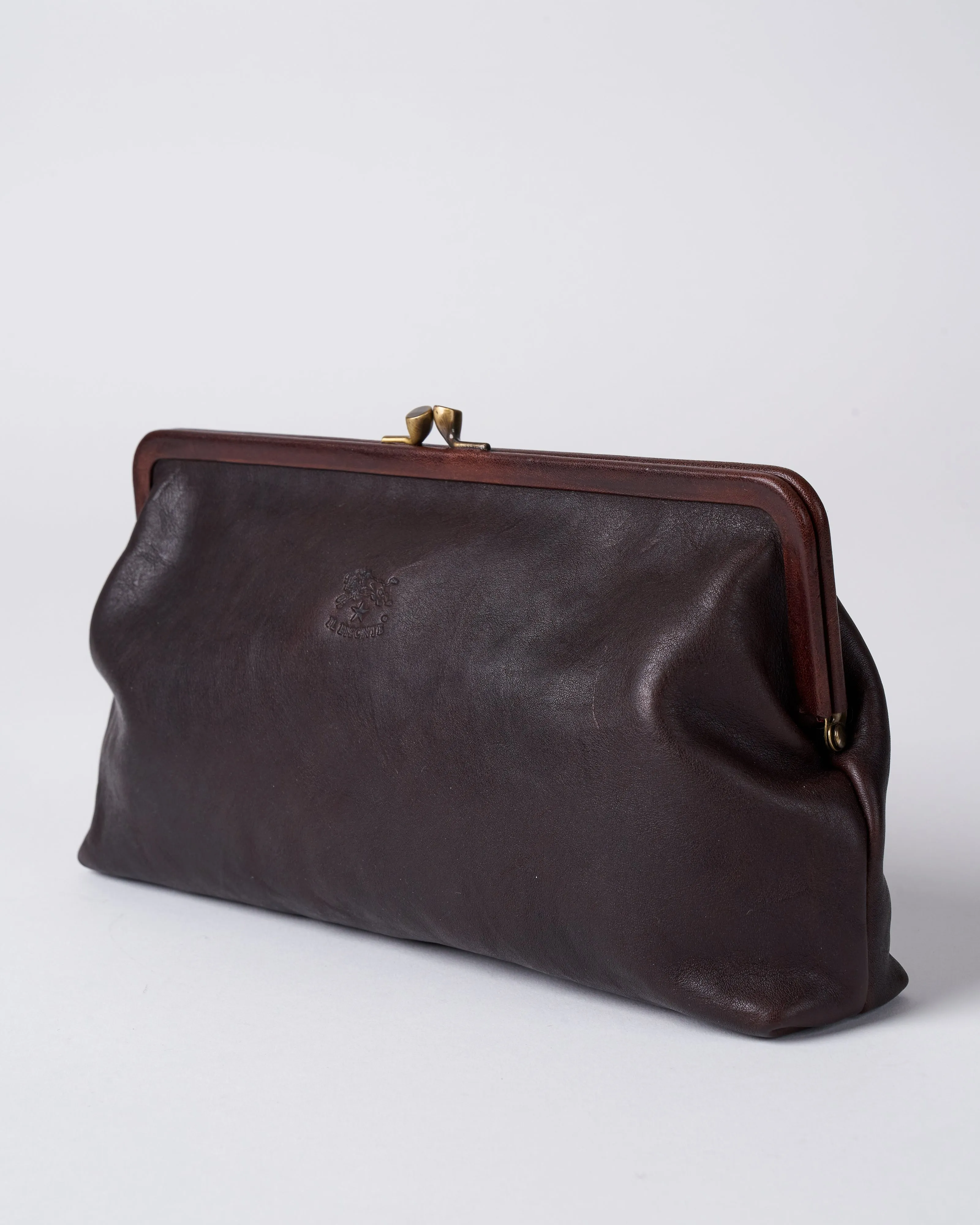 clutch bag classic - caffe