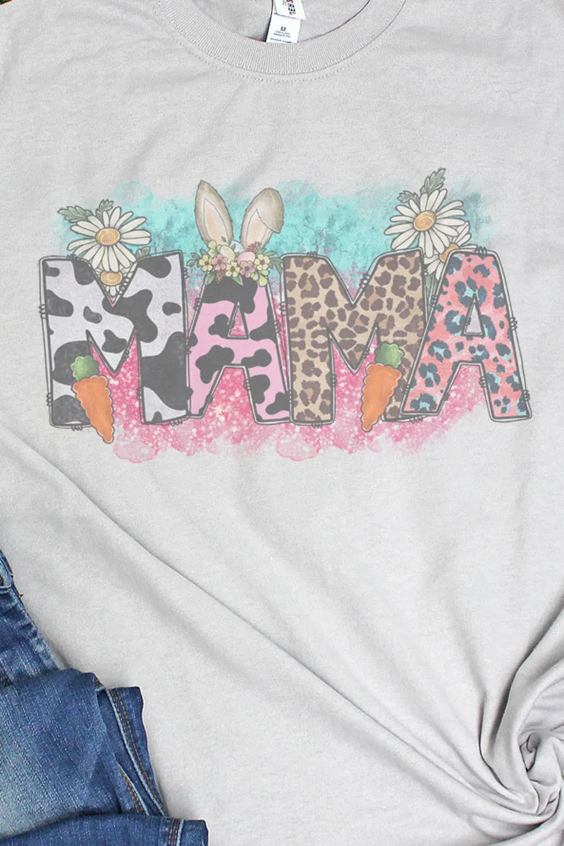 Colorful Easter Mama Unisex Dri-Power 50/50 Tee