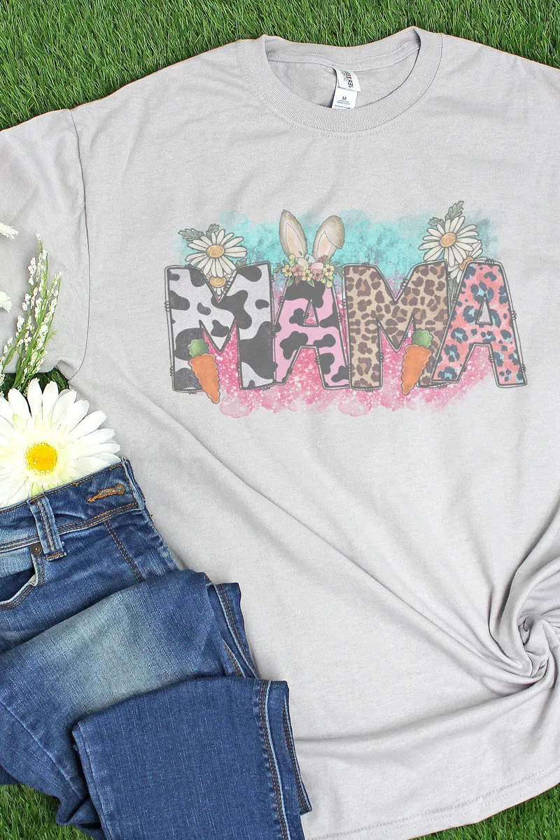 Colorful Easter Mama Unisex Dri-Power 50/50 Tee