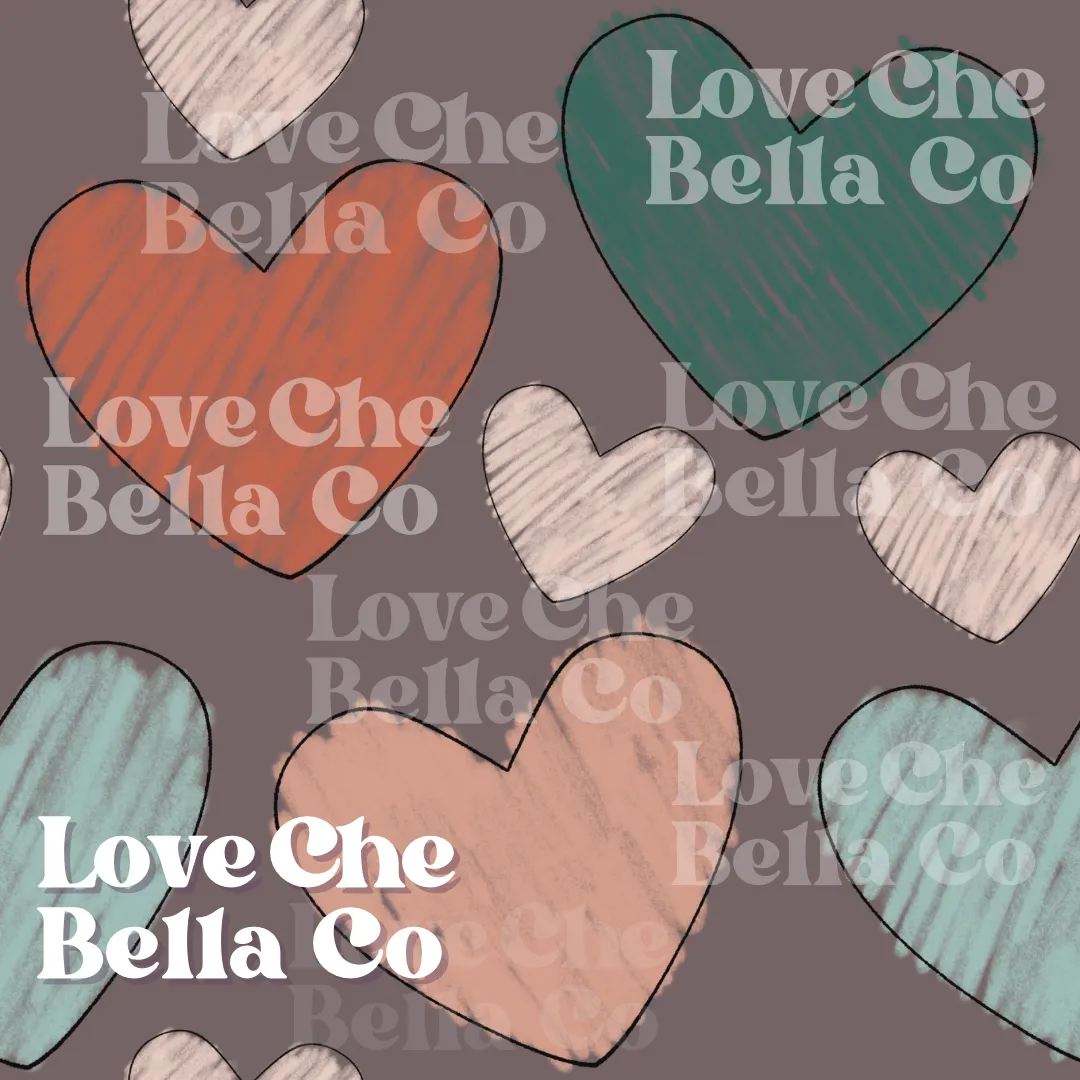 Coloring hearts - Seamless File
