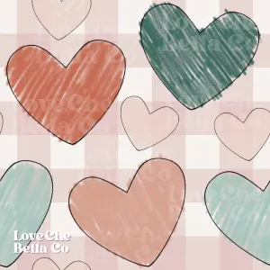 Coloring hearts - Seamless File