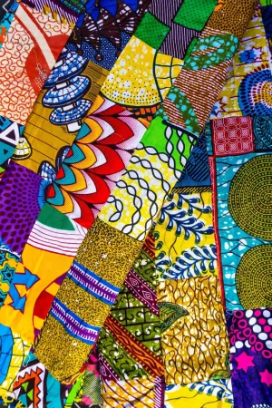 Colour Me Crazy Patchwork African Print Fabric