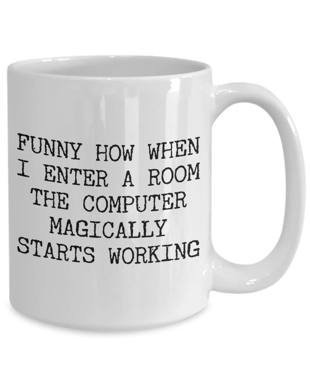 Computer Funny Guy Mugs Computer Genius Mug Coffee Cup
