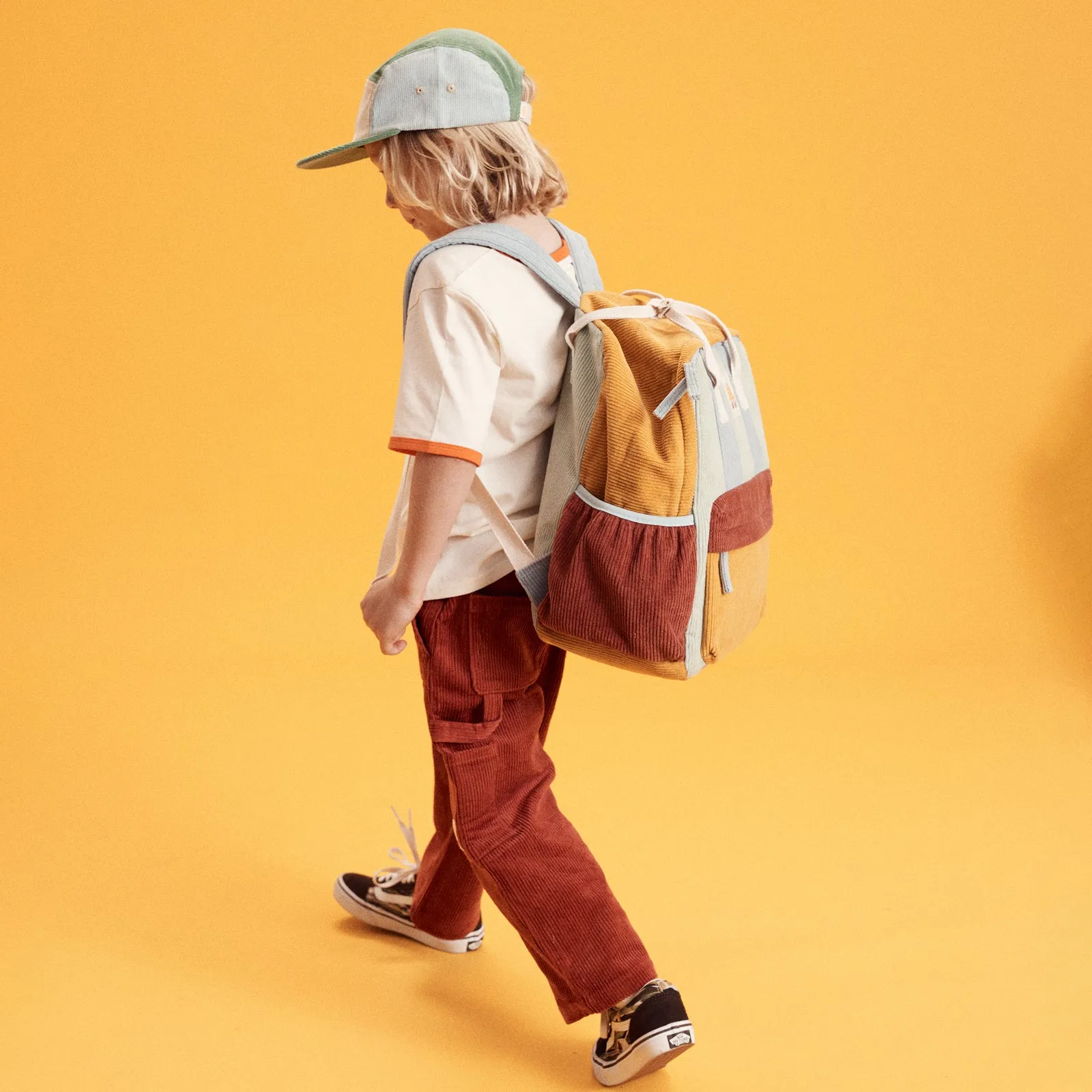 Corduroy Splice Eco Kids Backpack - Reef