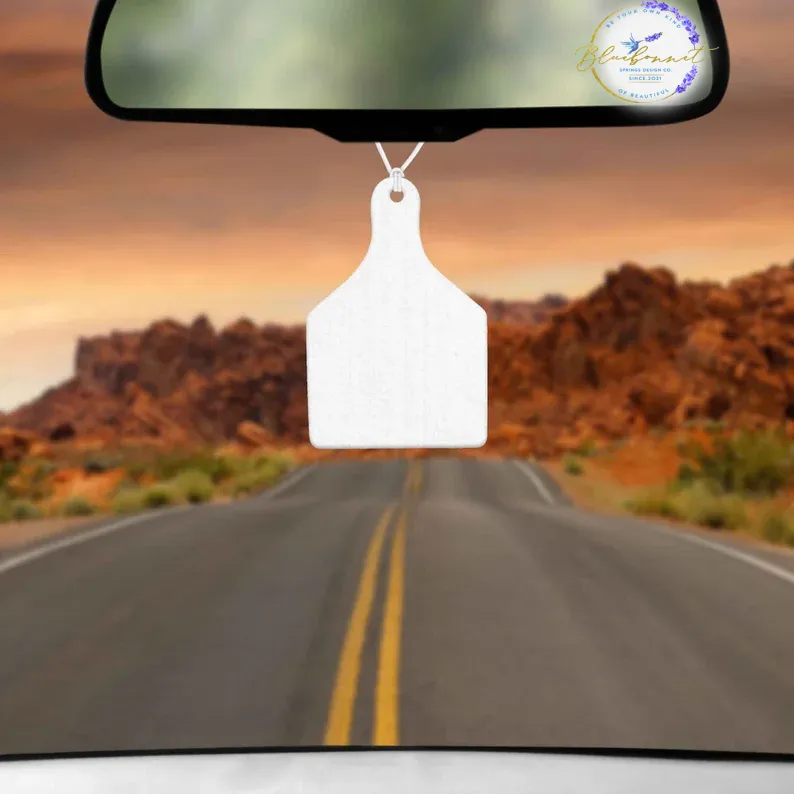 Cow Tag Air Freshener