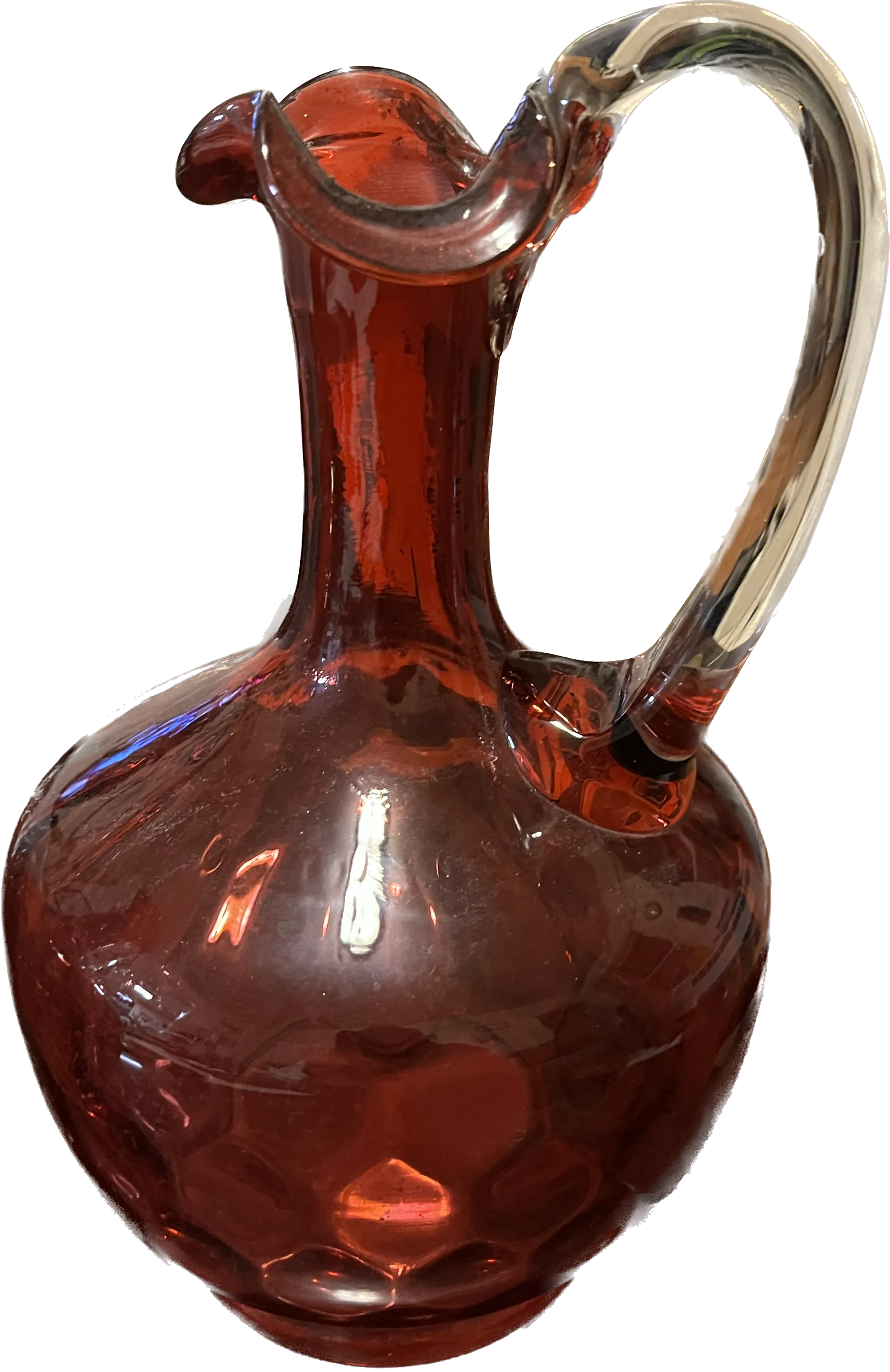 Cranberry Glass Decanter