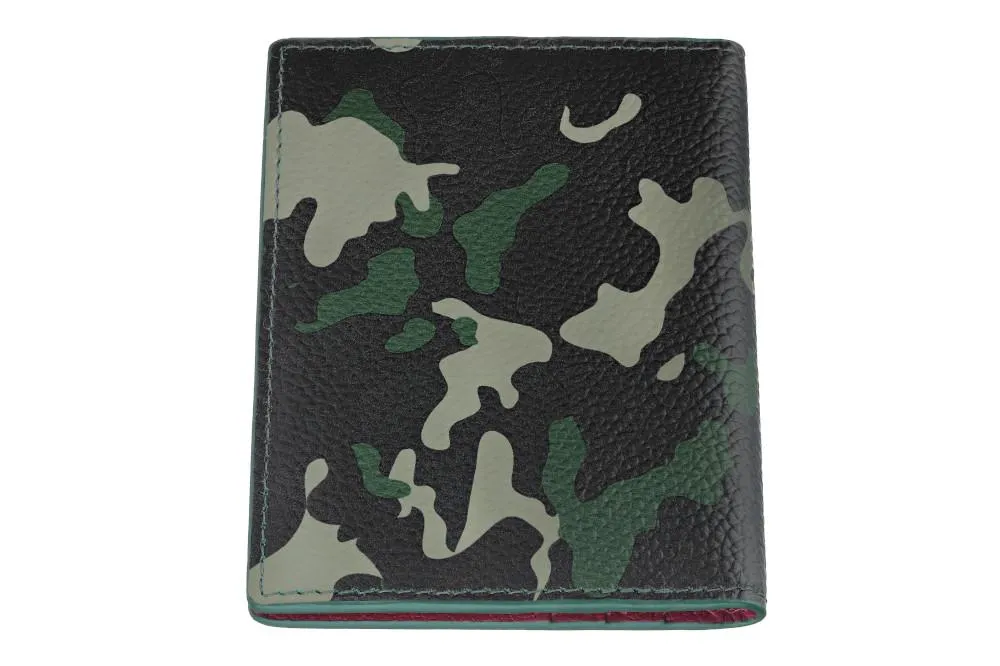 Credit Card Holder Camo Green
