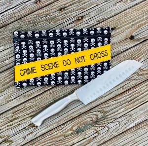Crime Scene Tape Applique ITH Bag (4 Sizes available) machine embroidery design DIGITAL DOWNLOAD